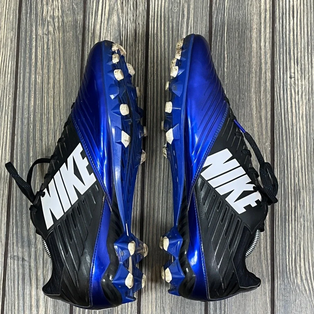 Nike Vapor Speed Low Football Cleats Men 12.5 Blue Black 643152-411 Shoes